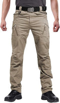 Susclude Men's Outdoor Cargo Work Trousers - Durable Tactical Pants