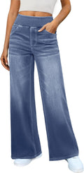 Women's Wide Leg High Rise Jeans for Effortless Casual Style