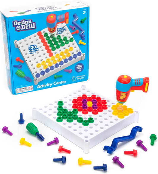 Educational Insights Design & Drill Activity Center for Kids