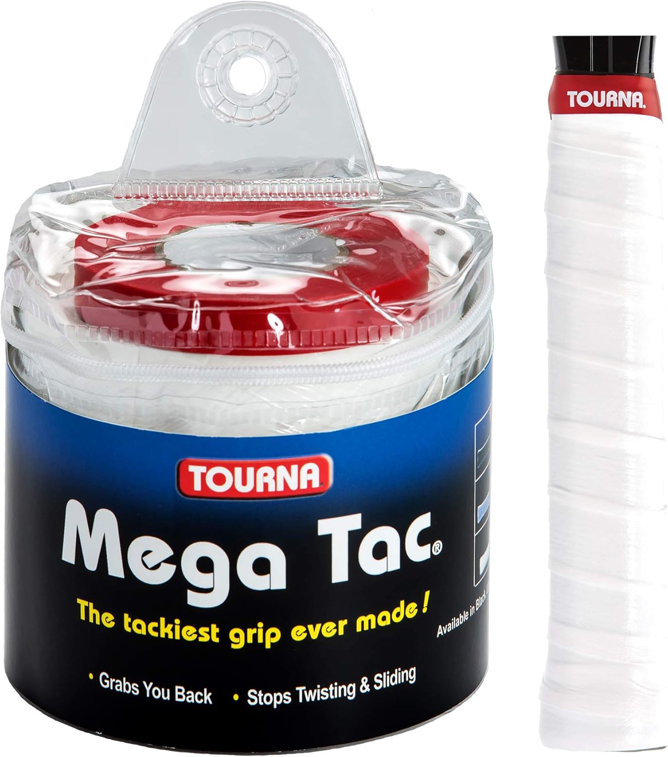 Tourna Mega Tac Extra Tacky Overgrip for Ultimate Performance