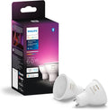 Philips Hue Smart 60W GU10 LED Bulb 2-Pack - Color & White Control