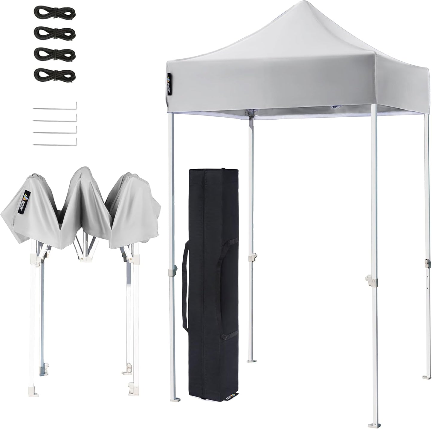5x5 Pop Up Portable Tent for Outdoor Events and Sun Shelter