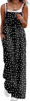 Lepunuo Womens Casual Loose Jumpsuits - Breathable Summer Romper