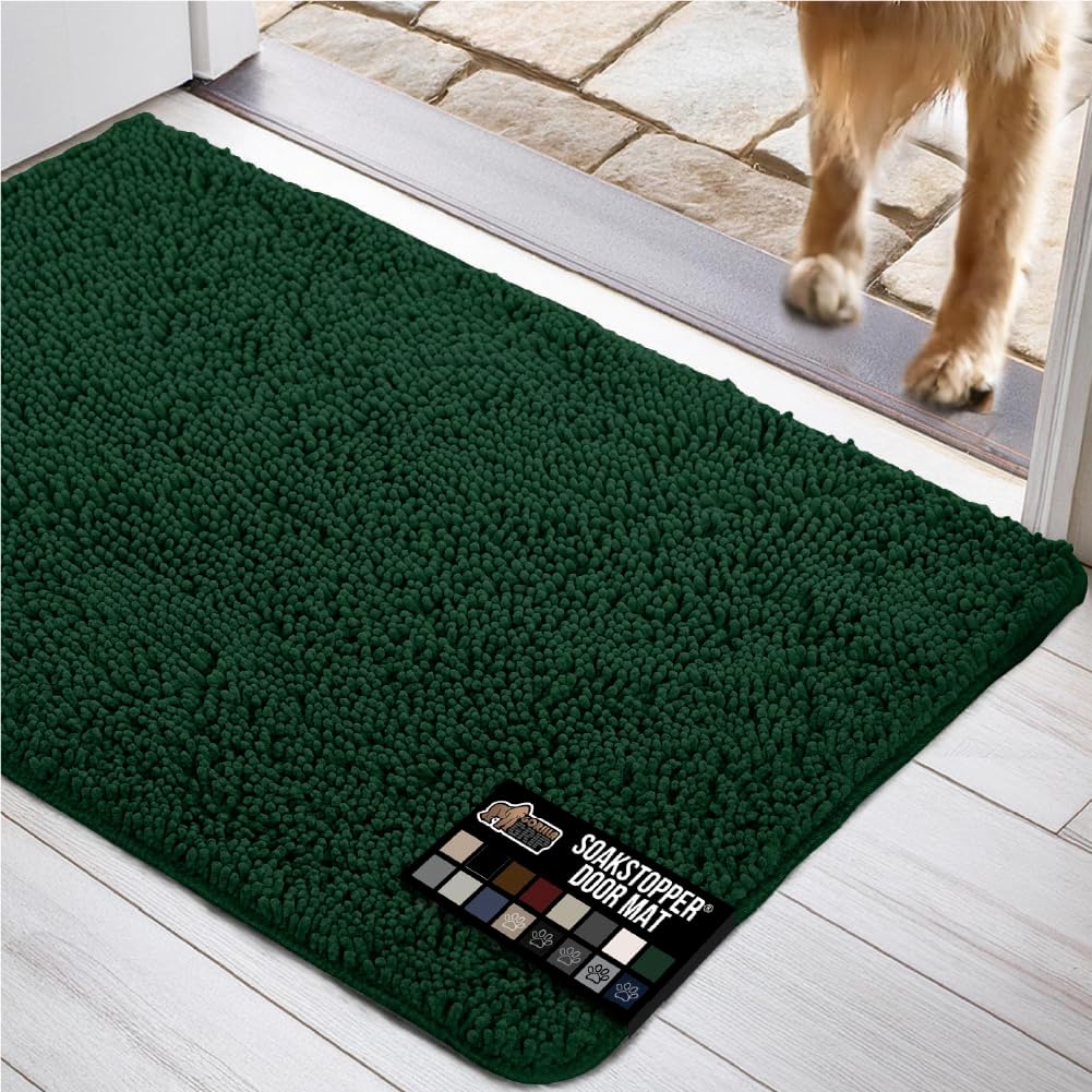 GORILLA GRIP Dog Doormat for Muddy Paws, 48x30 Rug