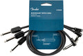 Fender Blockchain 16ft Patch Cable 3-Pack - Low-Profile Pedalboard