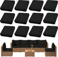12 Piece Waterproof Outdoor Cushion Covers for Chic Patio Decor