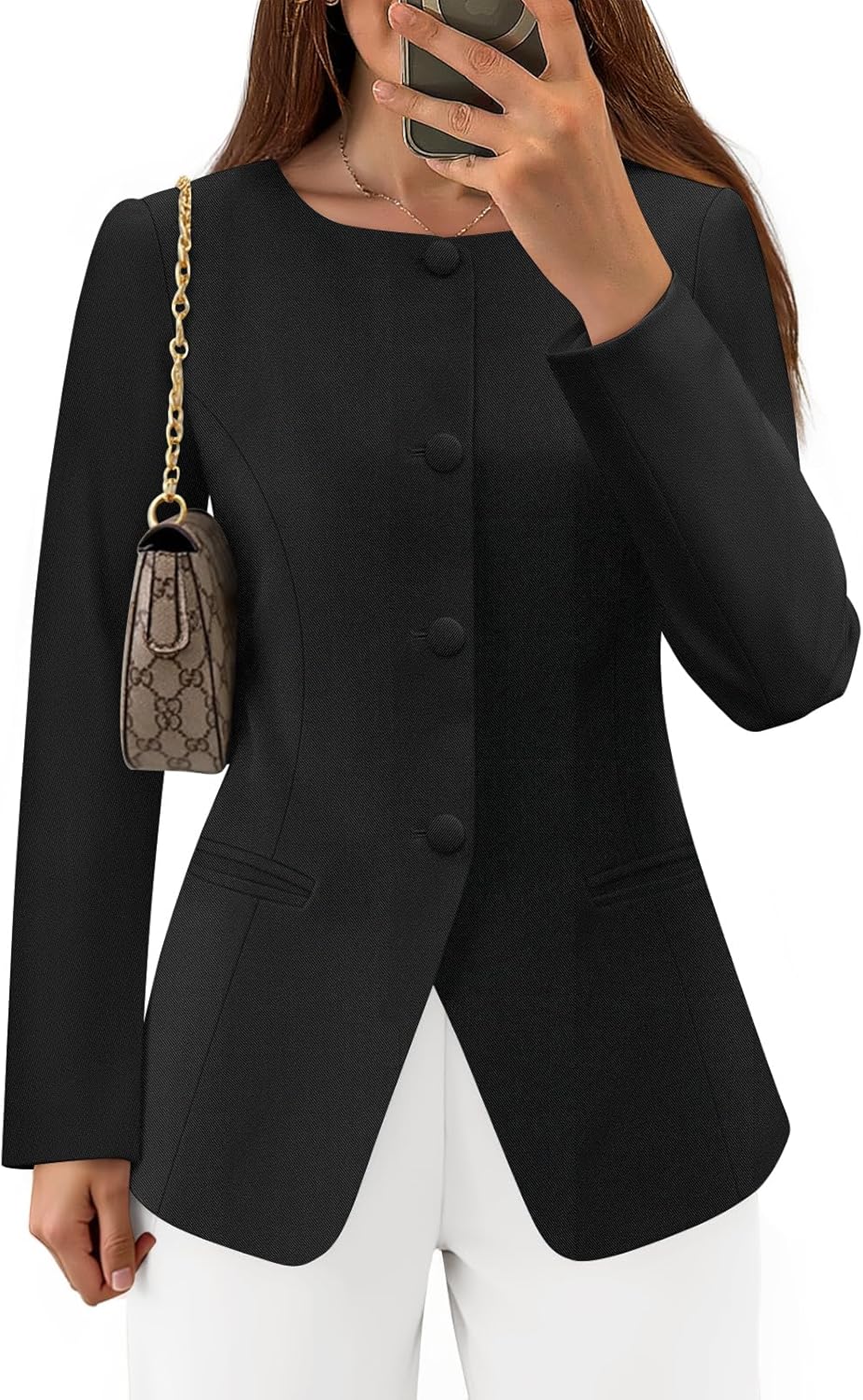 ZESICA Womens Business Casual Blazers for Office Work Style