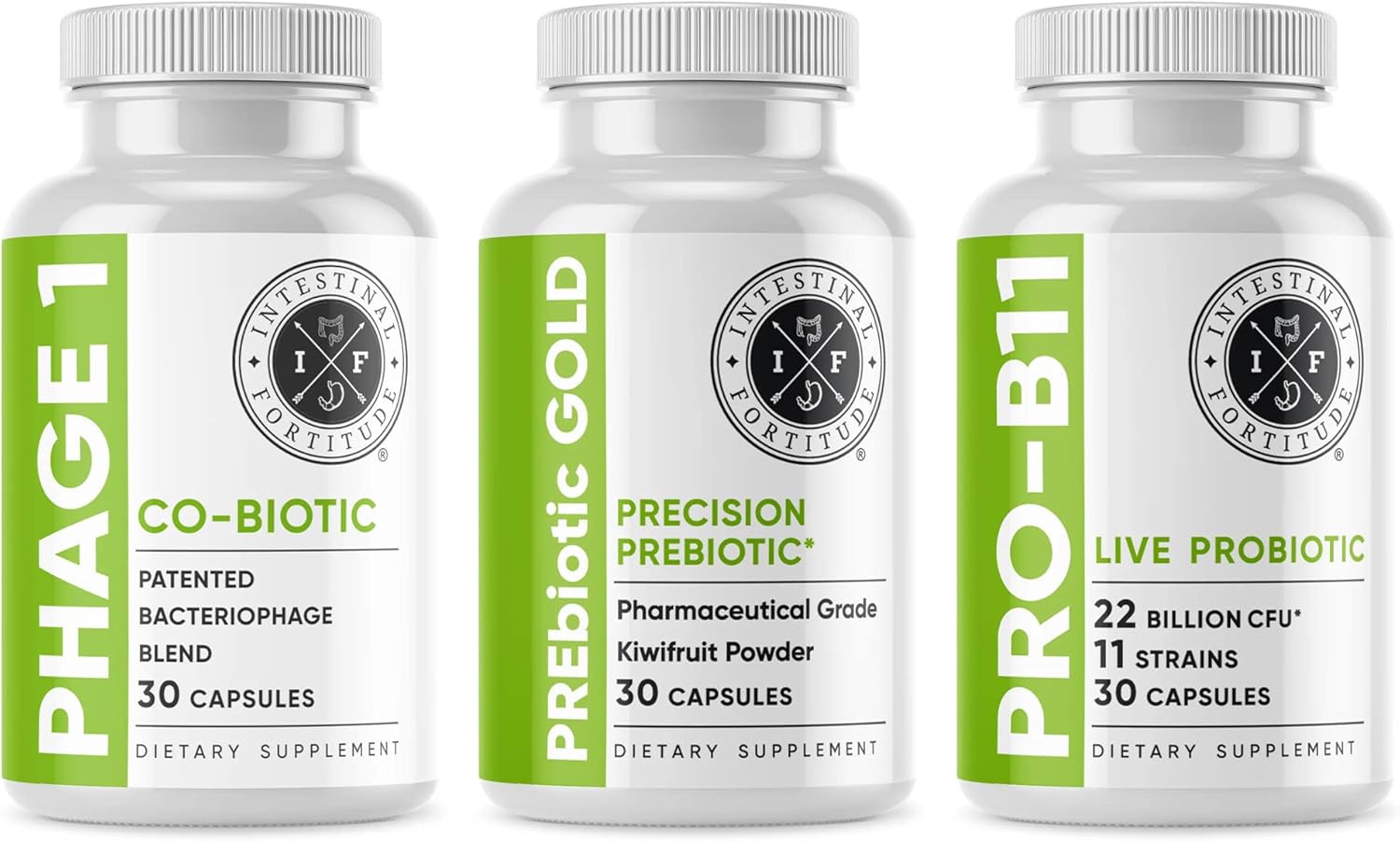 Intestinal Fortitude Gut Health Supplement Bundle for Wellness