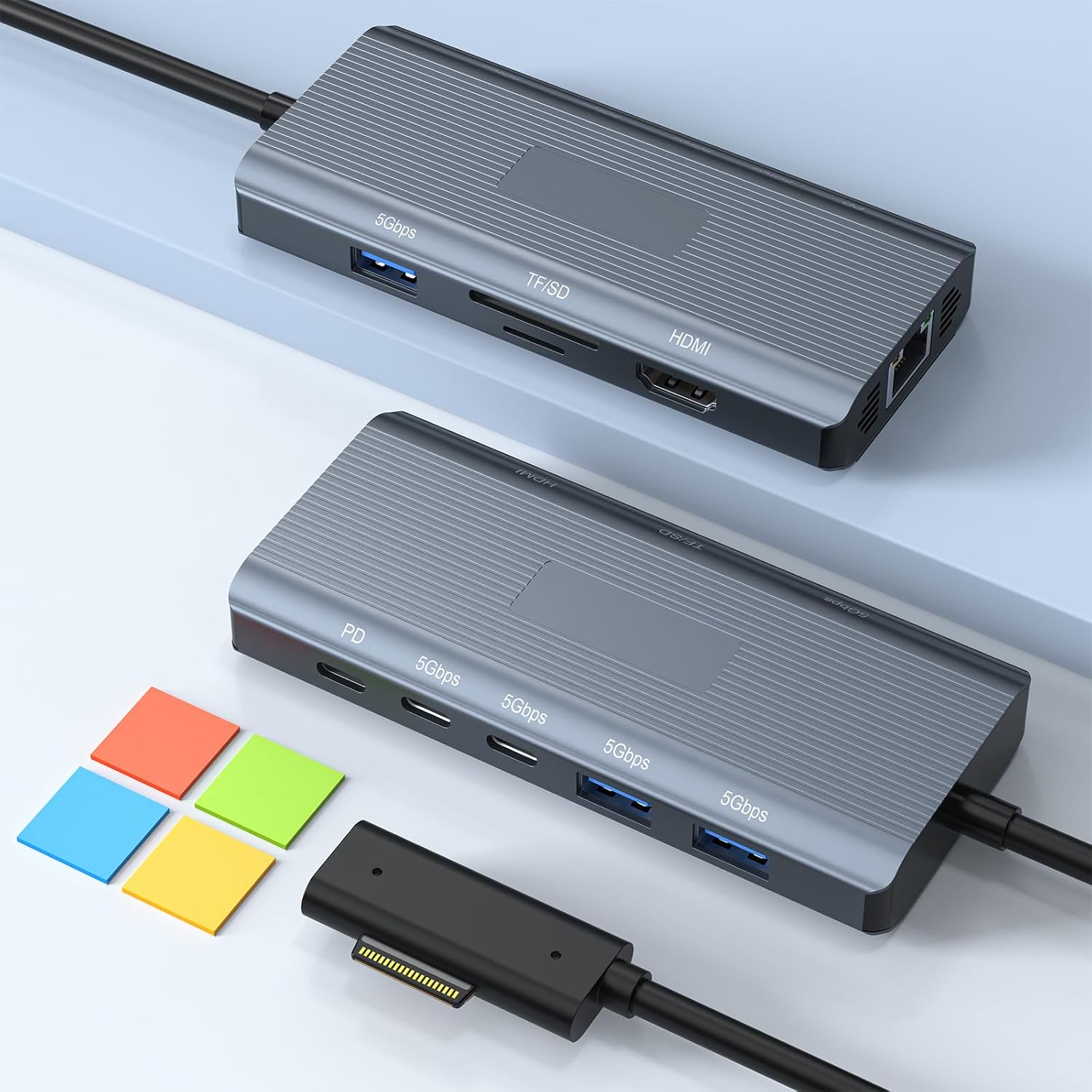11-in-1 Surface Dock with 4K HDMI and Gigabit Ethernet Port