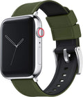 BARTON Silicone Apple Watch Band - Dual-Length Comfort Fit