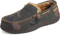 Zigzagger Men's Moccasin Slippers Memory Foam Loafers - Warm Rubber