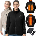 Weston Womens Heated Fleece Jacket - Rechargeable Warmth for Winter