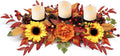 Thanksgiving Centerpiece Fall Table Decorations - Harvest Candle Tray