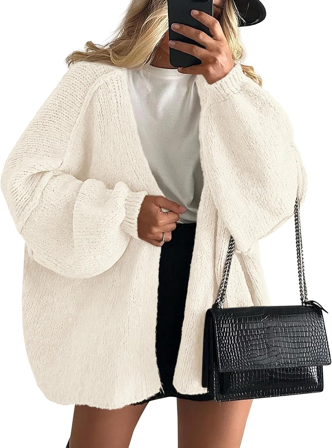 PRETTYGARDEN Womens Oversized Cardigan Sweaters for Fall Style
