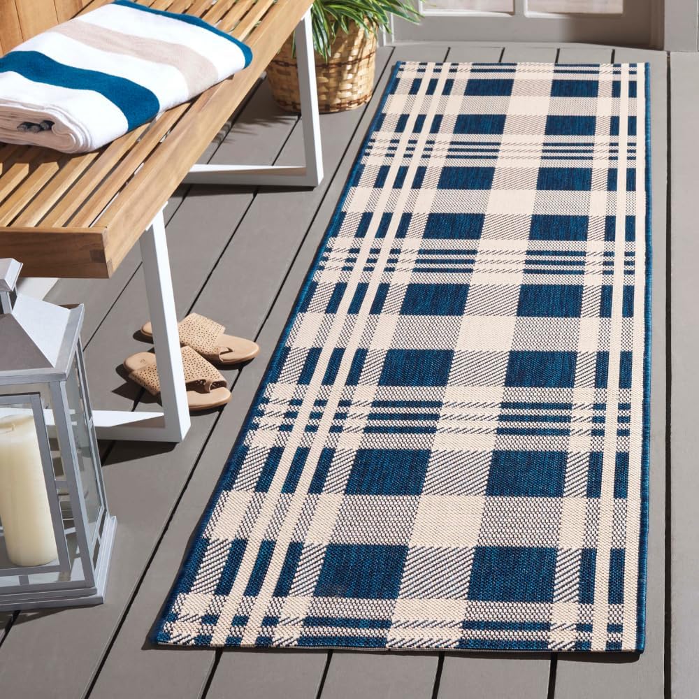 SAFAVIEH Courtyard Collection Runner Rug - Stylish & Durable