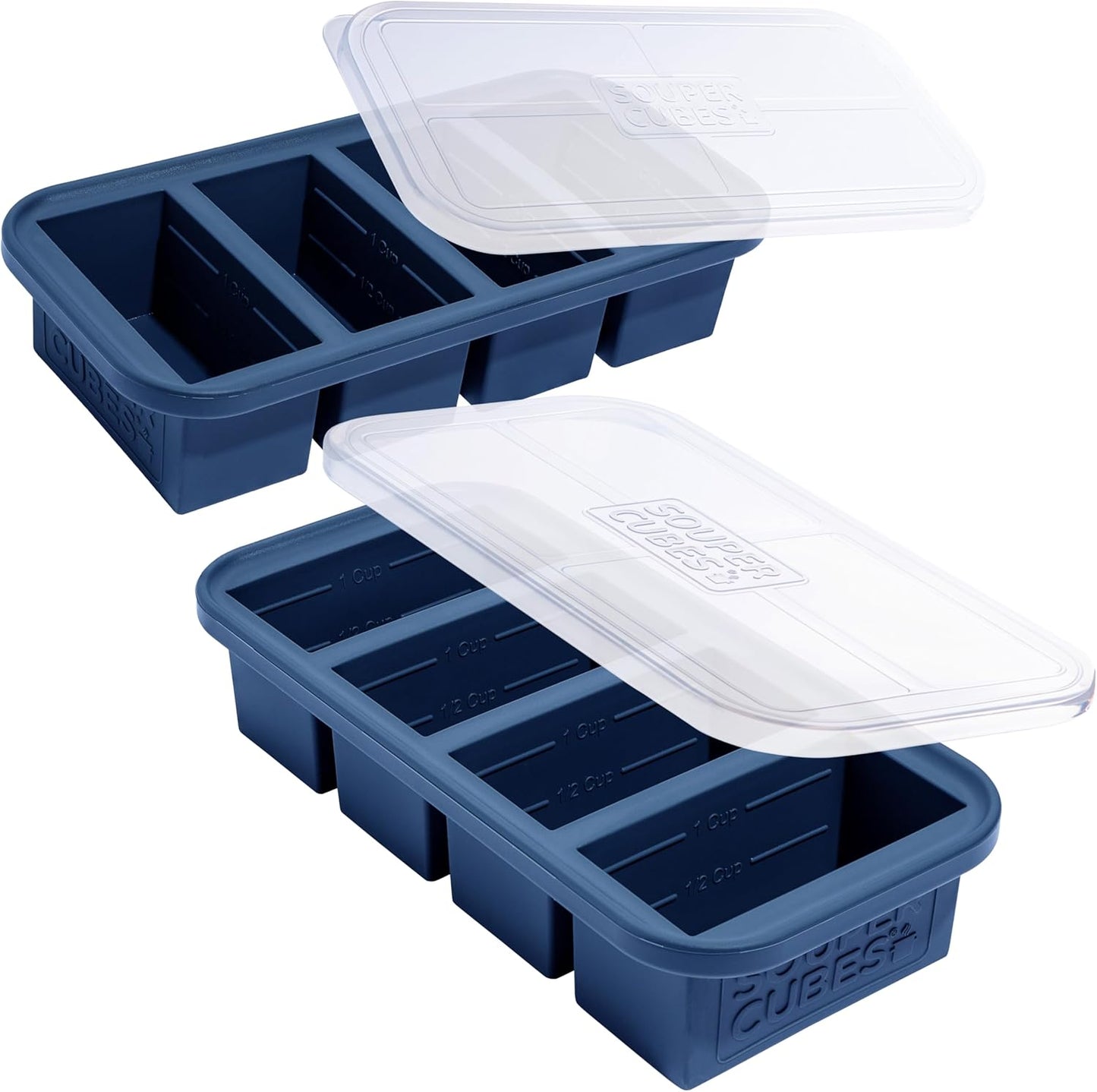 Souper Cubes Silicone Freezer Tray for Meal Prepping and Storage
