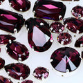 Sew On Rhinestones Mixed Shapes Amethyst - Sparkling DIY Gems