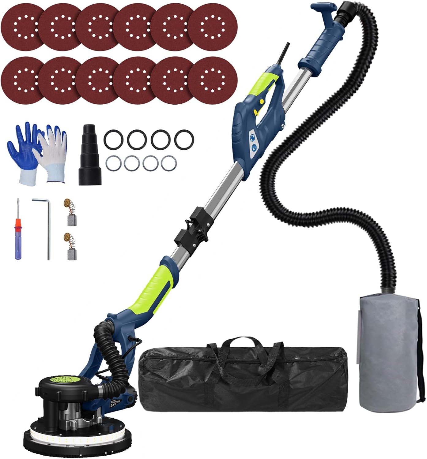 Drywall Sander with Vacuum Dust Collector for Popcorn Ceilings