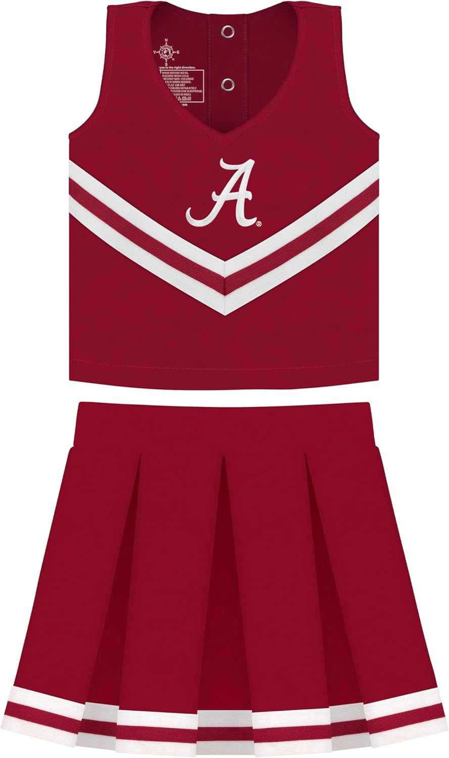 College Baby Youth Cheerleader Dress 3 Piece Set for Little Ones