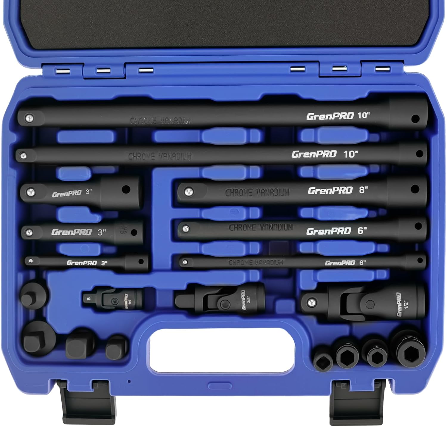 Impact Socket Extension Set 19-Piece for Ultimate Flexibility