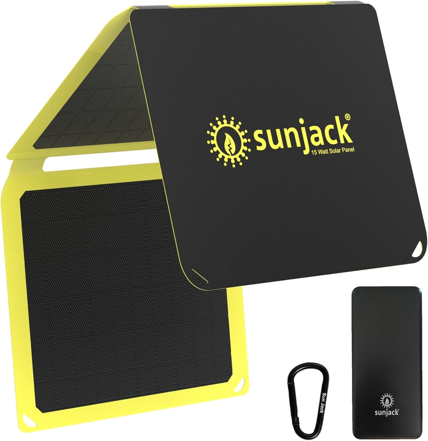 15W Foldable Solar Phone Charger for Camping and Hiking