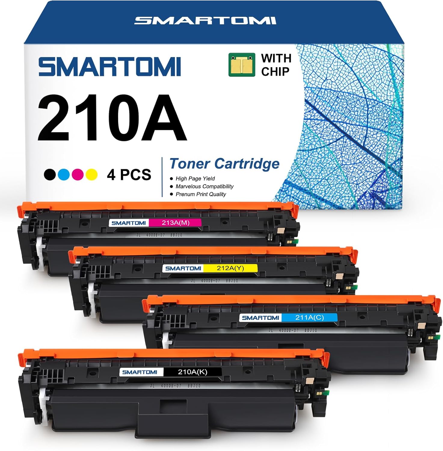 210A Toner Cartridges 4 Pack for HP Color Pro MFP Series