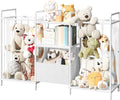 Stuffed Animal Storage Net with Bookshelf and Toy Organizer - Large