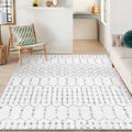 Moroccan Machine Washable 6x9 Rug for Living Room - Soft Non-Slip Area