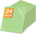 24 Pcs Cutting Mat for Cricut Bulk - Standard Grip 12x12 Green