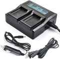 LCD Dual Fast Battery Charger for Sony NP-FV Series - Dual Fast Charge