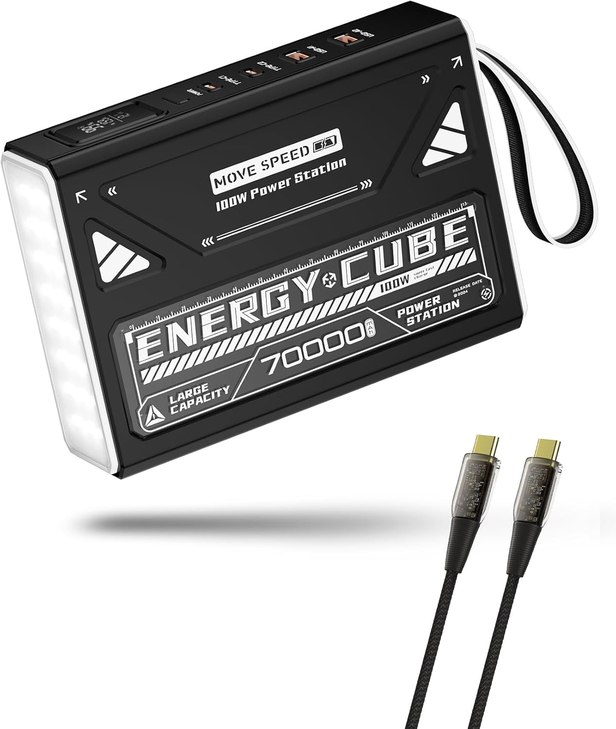 High-Speed 70,000mAh Power Bank - 100W Fast Charging