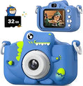 Dwfit Upgrade Dinosaur Kids Camera for Ages 3-12 - Durable HD Toy