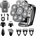 9D Electric Head Shaver for Bald Men - Smooth Wet & Dry Shave