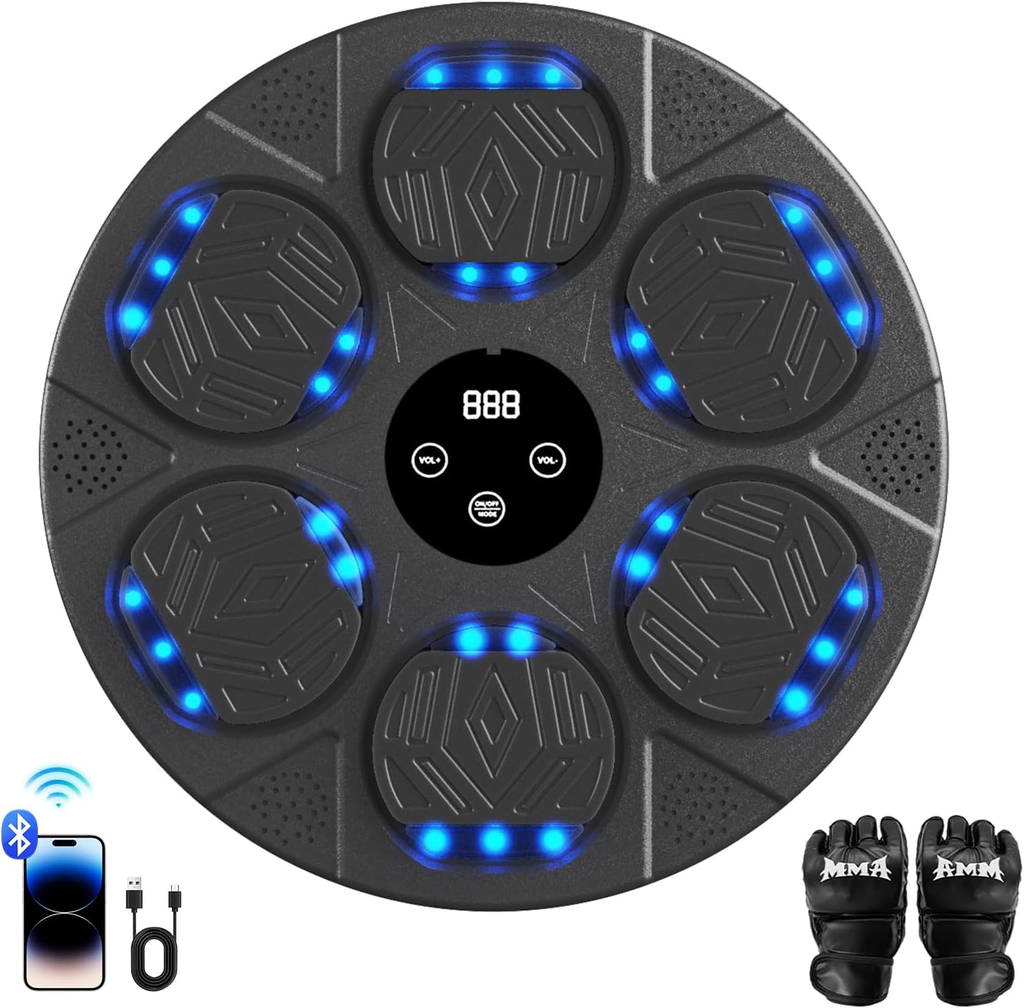 Bluetooth Boxing Trainer with Smart Targeting