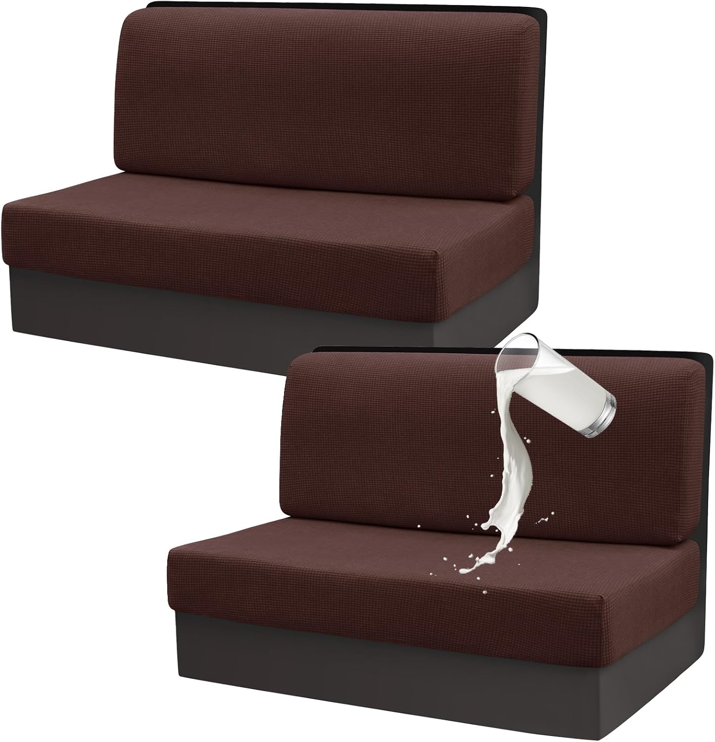 Gollense RV Dinette Cushion Covers Set of 2 for Comfort and Style