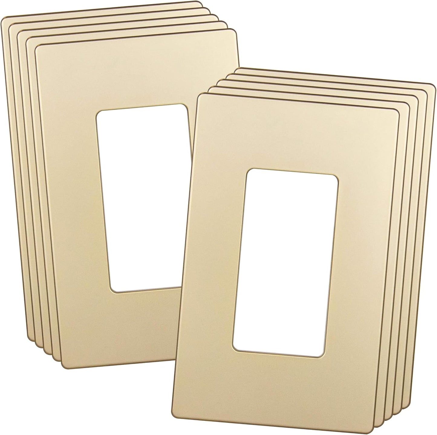 ENERLITES Elite Series Screwless Decorator Wall Plate for Safety
