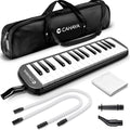 Melodica 32 Keys Double Tubes Mouthpiece Air Piano Keyboard - Portable