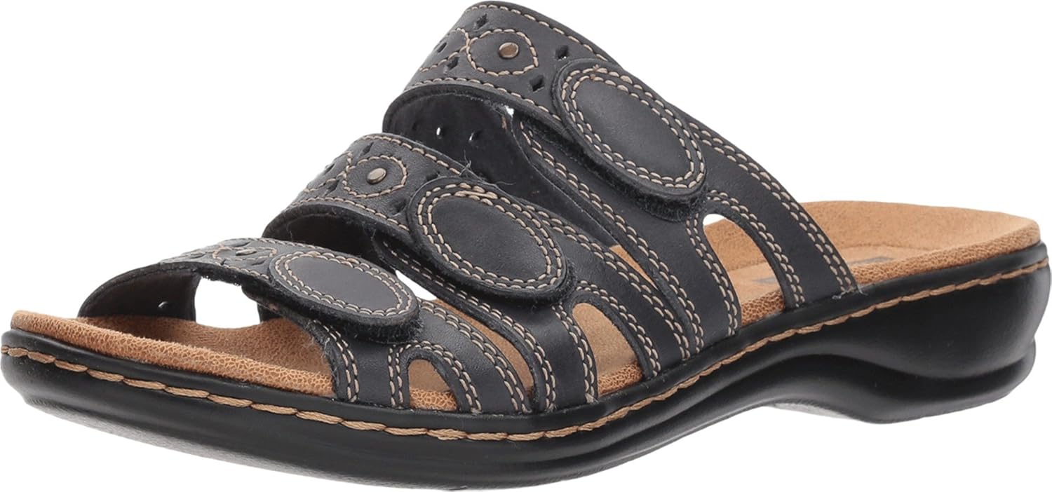 Clarks Women's Leisa Cacti Q Slide Sandal for Comfort and Style
