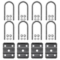 Trailer U Bolt Kit 5-1/2 in for 3,500 lb Axle - Heavy Duty Fit