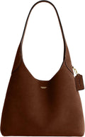 Coach Brooklyn Shoulder Bag 28 - Suede Hobo with Soft Feel