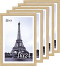 VCK 16x24 Oak Wood Frame for Poster & Picture - Natural Oak Wall