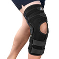 Hinged Knee Brace 16in - Upgraded Dual-Hinge Support for Knee Pain