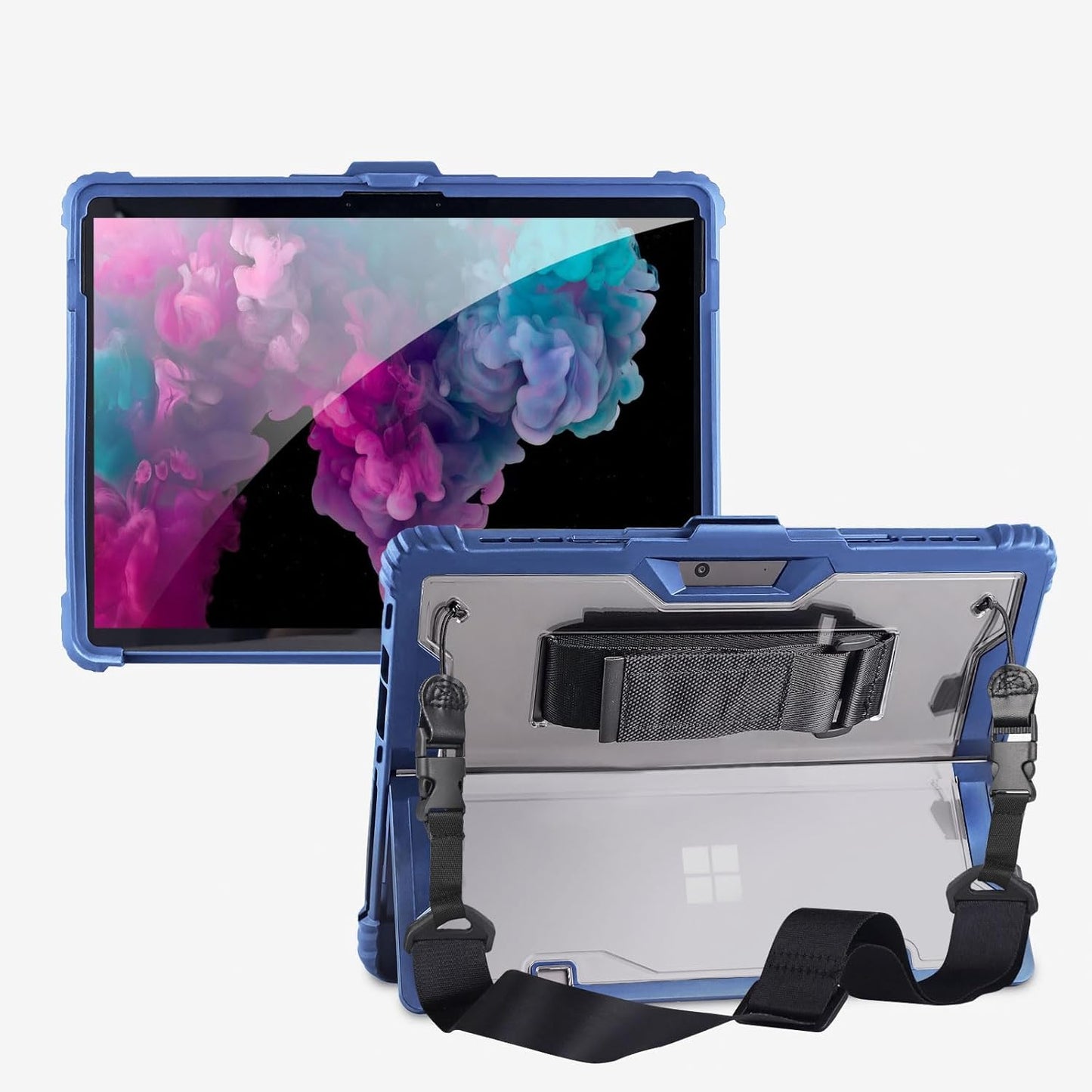 Rugged AOAO Case for Microsoft Surface Pro 8 with Straps
