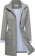 BBX Lephsnt Rain Coats for Women Lightweight Waterproof Windbreaker