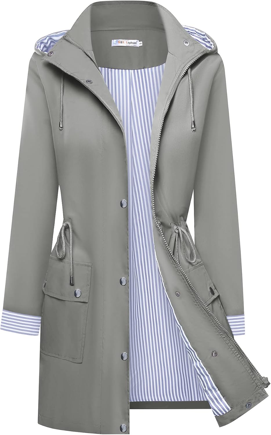 BBX Lephsnt Waterproof Rain Coats for Women Lightweight Jacket