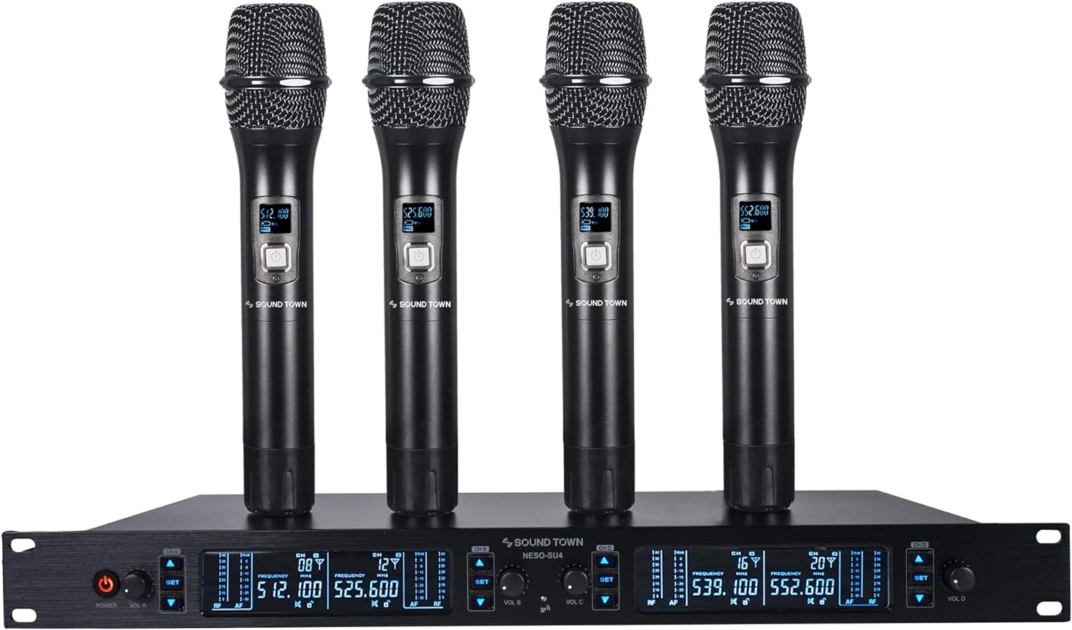 Premium UHF Wireless Mic System for Versatile Events