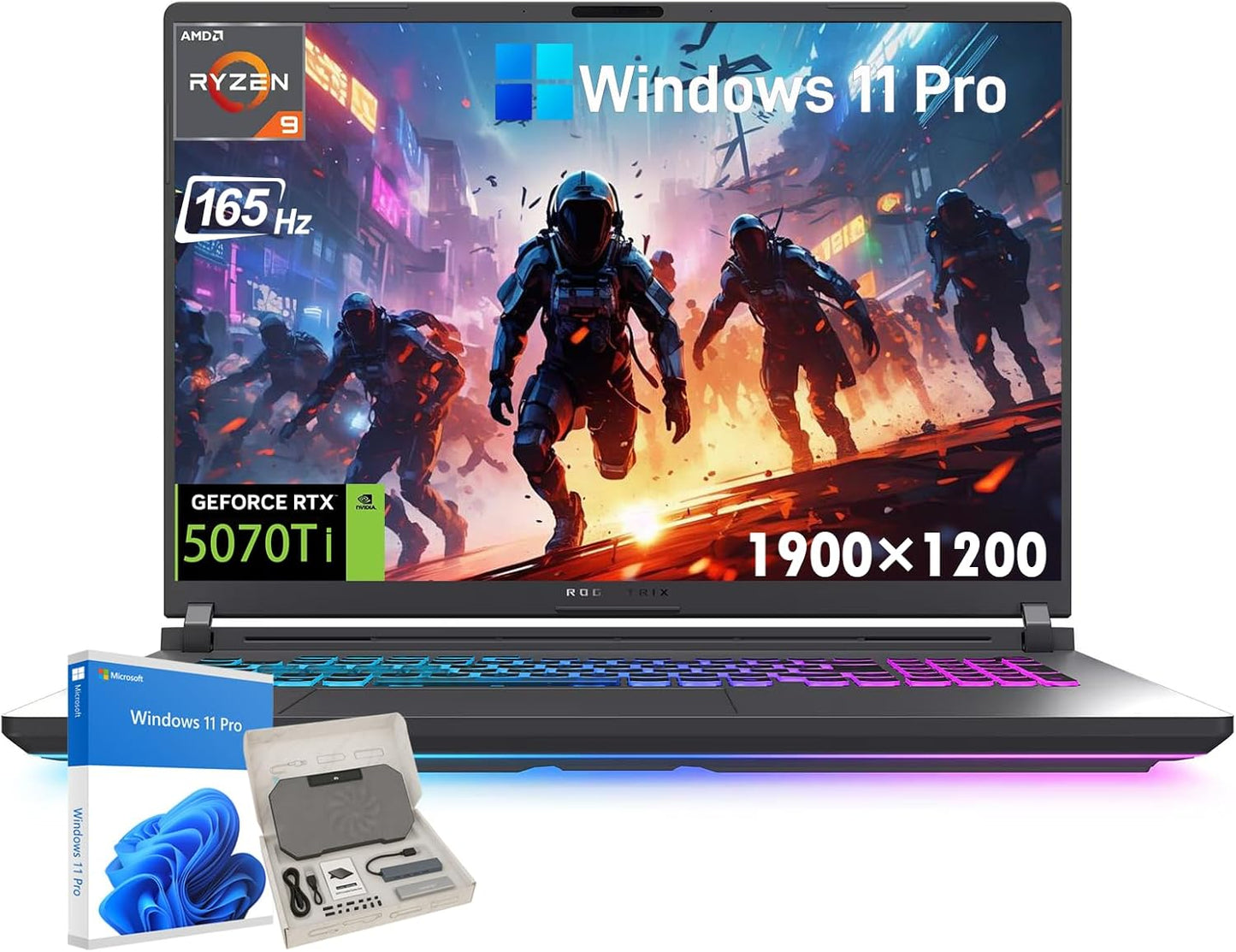 ASUS ROG Strix G16 Gaming Laptop with RTX 5070 Ti Power