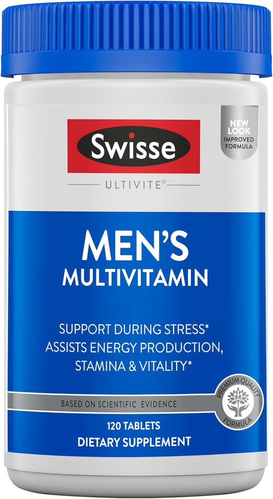 Swisse Ultivite Mens Daily Multivitamins for Energy & Immunity
