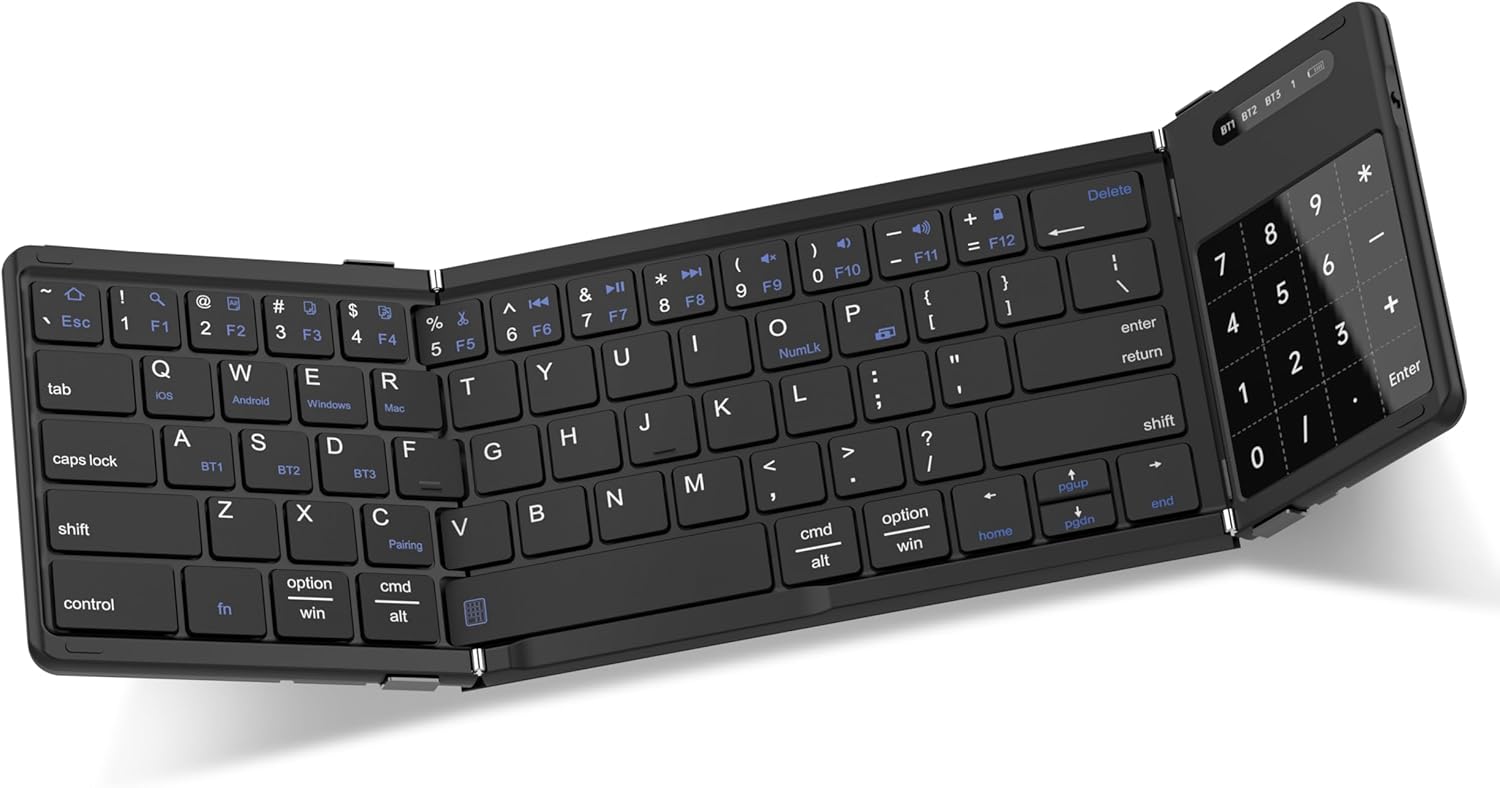 Wireless Foldable Keyboard for Ultimate Portability