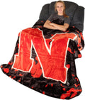 College Covers Everything Comfy Nebraska Cornhuskers Raschel Throw